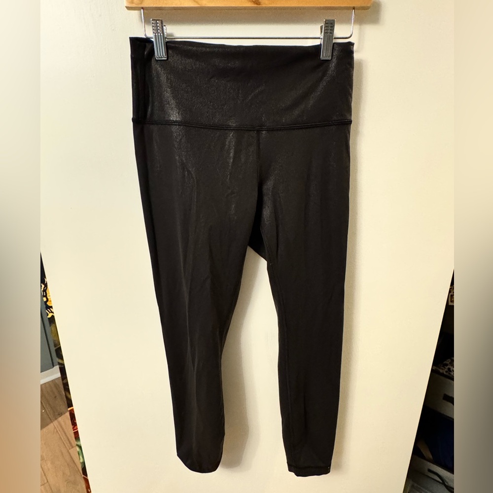 Lululemon wunder train 25" black foil